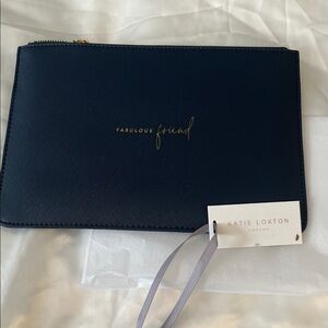 Katie Loxton Perfect Pouch - Navy - Fabulous Friend - NWT